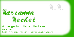 marianna mechel business card